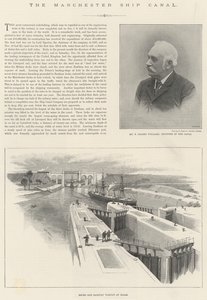 El canal del barco de Manchester de William Crimea Simpson